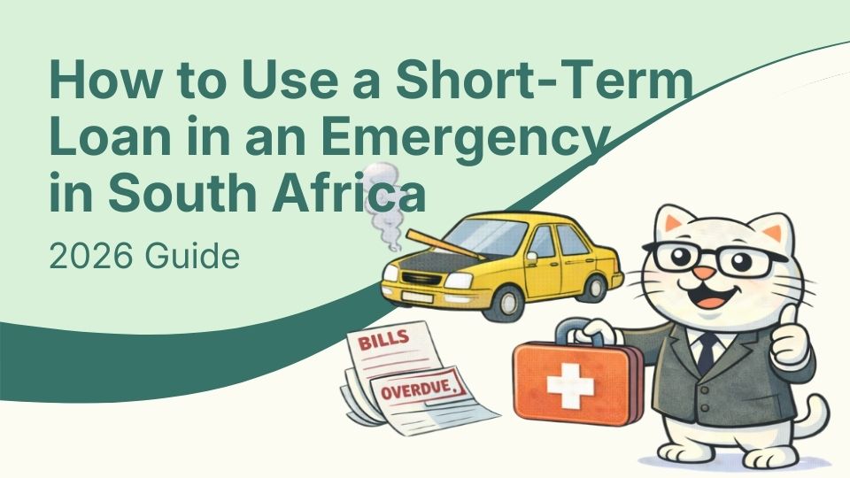 Vector illustration on tips on how you can use a short-term loan in an emergency