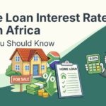 Flat vector illustration of cat looking for best home loan interest rate in south africa.
