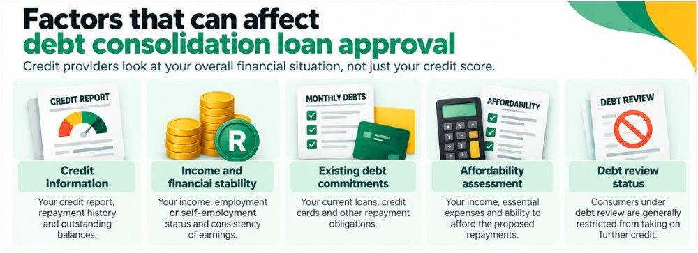 Factors affecting debt consolidation loan approval