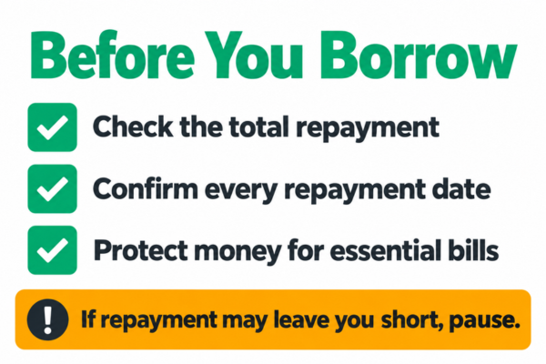 Before You Borrow - Short-term loan checks to complete before borrowing