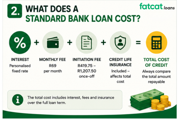 Cost of a Std Bank Loan - Standard bank personal loan costs