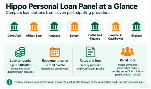 Hippo Personal Loan Panel at a Glance - How hippo personal loan comparison works