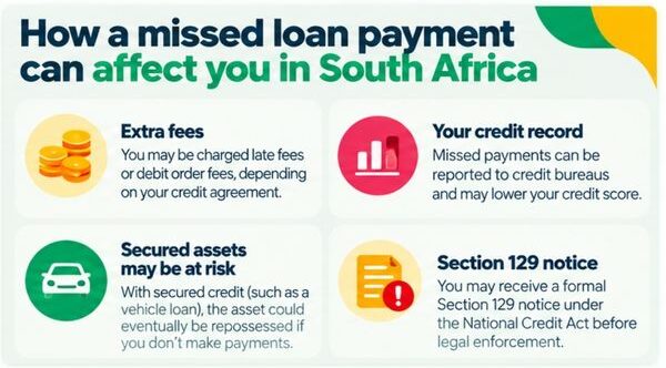 Missed loan payment consequences